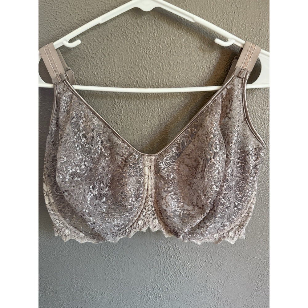 Empreinte Cassiopee Seamless Full Cup Bra‎ Sheer Underwire Embroidered Lace 38G
